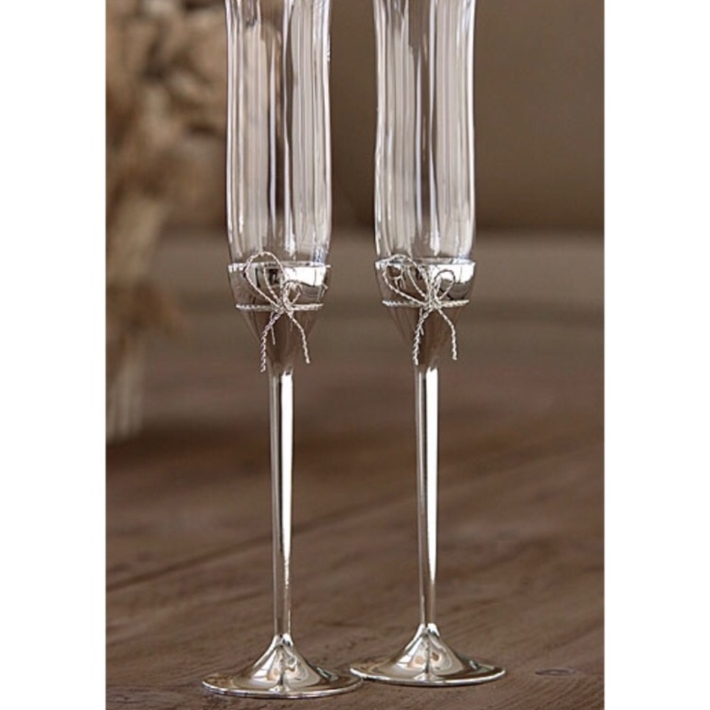 Vera Wang Wedgwood Crystal Toasting Flutes